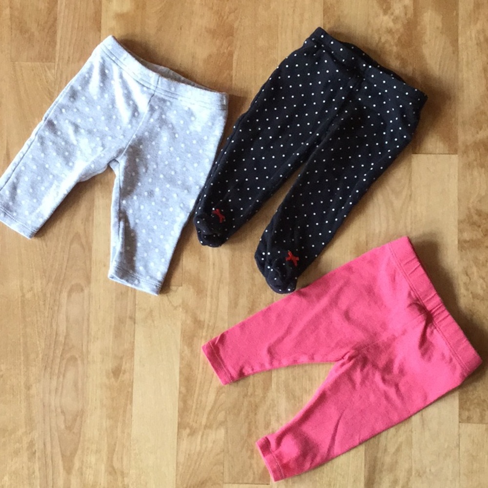3 baby bottoms size 3M & 3-6 M